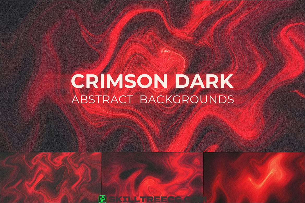 图片[3]-10 Crimson Dark Abstract Backgrounds（709371）-技能树